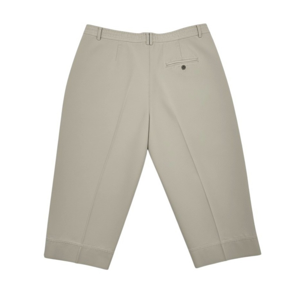 Liz Claiborne LizWear Women's Beige Capri Pants Size 16 Cropped Khaki Casual - Picture 5 of 12